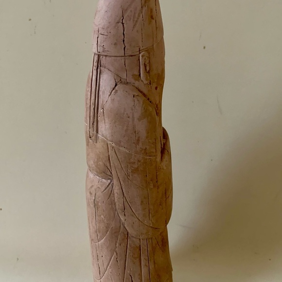 Vintage Austin Production 1975 carved Asian sculpture Sholary man - Picture 5 of 10